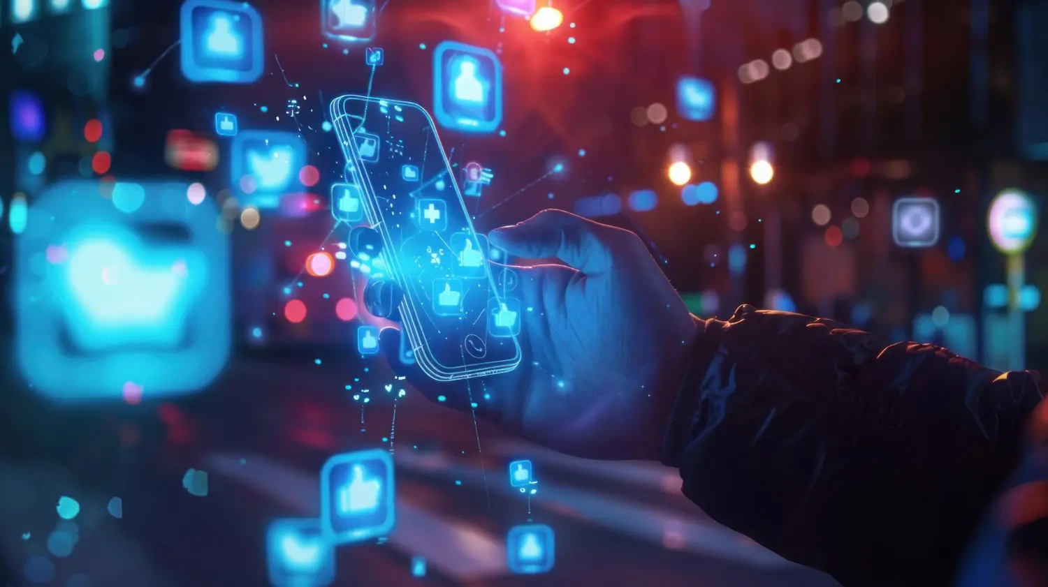 AI-powered mobile app development showcasing machine learning algorithms, neural networks, and smart user interfaces