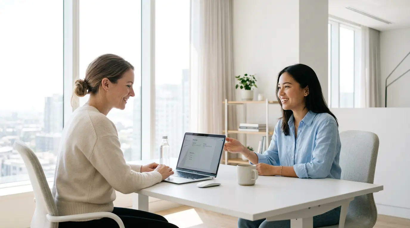 Bright collaborative development workspace with teams and sprint boards